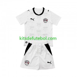 Camisola Seleção da Egípcia Criança Equipamento alternativo Mundial 2026 Mangas Curtas