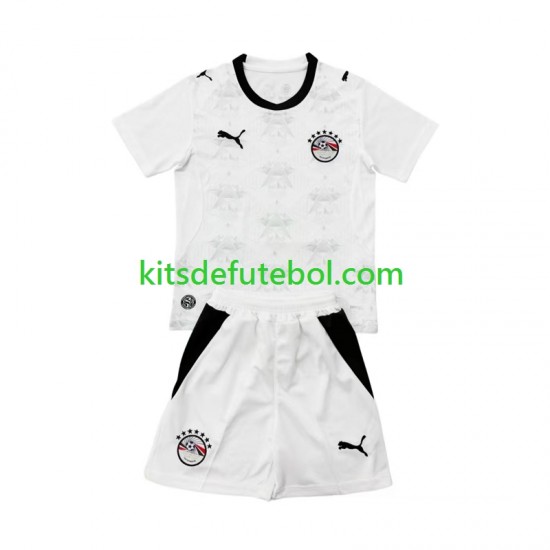 Camisola Seleção da Egípcia Criança Equipamento alternativo Mundial 2026 Mangas Curtas