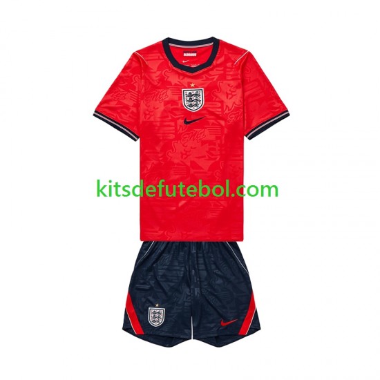 Camisola Seleção da Inglesa Criança Equipamento alternativo Mundial 2026 Mangas Curtas