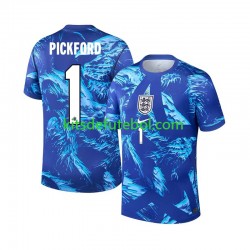 Camisola de Guarda-redes Seleção da Inglesa Jordan Pickford 1 Homem Terceiro equipamento Mundial 2026 Mangas Curtas