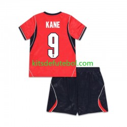Camisola Seleção da Inglesa Harry Kane 9 Criança Equipamento alternativo Mundial 2026 Mangas Curtas