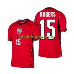 Camisola Seleção da Inglesa Morgan Rogers 15 Homem Equipamento alternativo Mundial 2026 Mangas Curtas