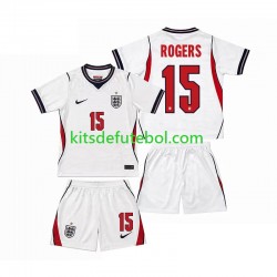 Camisola Seleção da Inglesa Morgan Rogers 15 Criança Equipamento principal Mundial 2026 Mangas Curtas