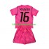 Camisola de Guarda-redes Seleção da Francesa Mike Maignan 16 Criança Equipamento alternativo Mundial 2026 Mangas Curtas