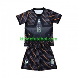 Camisola de Guarda-redes Seleção da Francesa Mike Maignan 16 Criança Equipamento principal Mundial 2026 Mangas Curtas