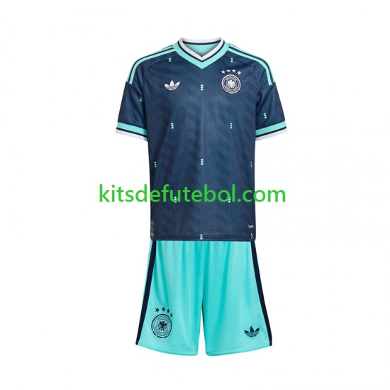 Camisola Seleção da Alemã Criança Equipamento alternativo Mundial 2026 Mangas Curtas