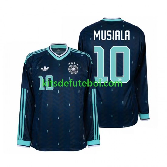 Camisola Seleção da Alemã Jamal Musiala 10 Homem Equipamento alternativo Mundial 2026 Mangas Compridas