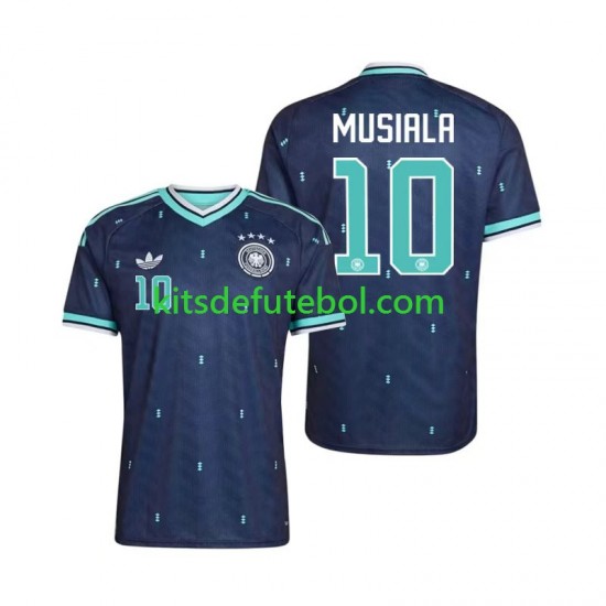 Camisola Seleção da Alemã Jamal Musiala 10 Homem Equipamento alternativo Mundial 2026 Mangas Curtas