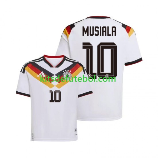 Camisola Seleção da Alemã Jamal Musiala 10 Homem Equipamento principal Mundial 2026 Mangas Curtas
