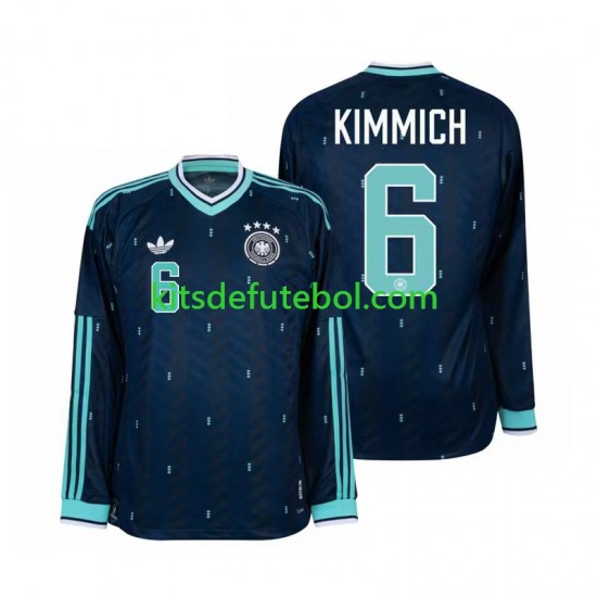 Camisola Seleção da Alemã Joshua Kimmich 6 Homem Equipamento alternativo Mundial 2026 Mangas Compridas