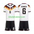 Camisola Seleção da Alemã Joshua Kimmich 6 Criança Equipamento principal Mundial 2026 Mangas Curtas