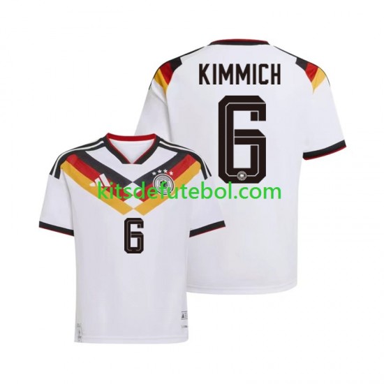 Camisola Seleção da Alemã Joshua Kimmich 6 Homem Equipamento principal Mundial 2026 Mangas Curtas