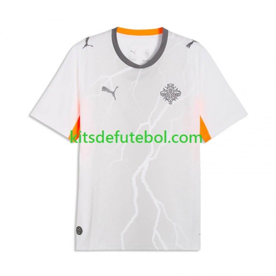 Camisola Seleção da Islandesa Homem Equipamento alternativo 2026 Mangas Curtas
