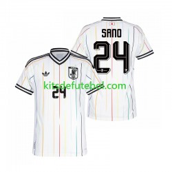 Camisola Seleção da Japonesa Kaishu Sano 24 Homem Equipamento alternativo Mundial 2026 Mangas Curtas