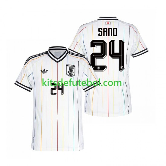 Camisola Seleção da Japonesa Kaishu Sano 24 Homem Equipamento alternativo Mundial 2026 Mangas Curtas