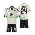 Camisola Seleção da Japonesa Kaishu Sano 24 Criança Equipamento alternativo Mundial 2026 Mangas Curtas