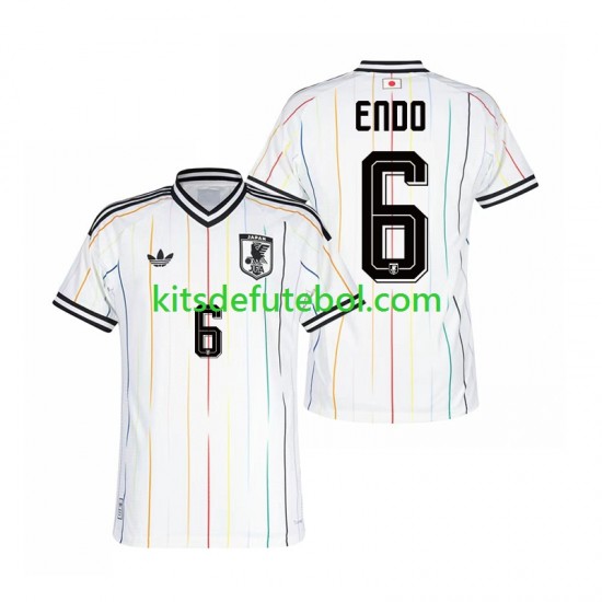 Camisola Seleção da Japonesa Wataru Endo 6 Homem Equipamento alternativo Mundial 2026 Mangas Curtas