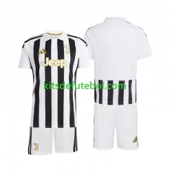Camisola Juventus Criança Equipamento principal 2026-2027 Mangas Curtas