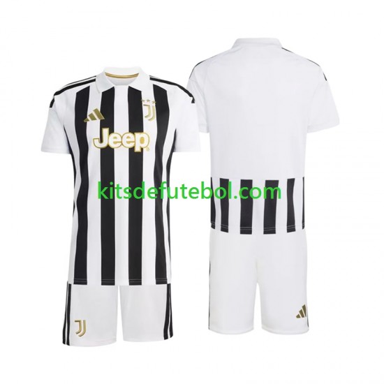 Camisola Juventus Criança Equipamento principal 2026-2027 Mangas Curtas