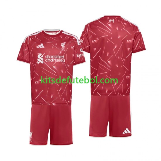 Camisola Liverpool Criança Equipamento principal 2026-2027 Mangas Curtas