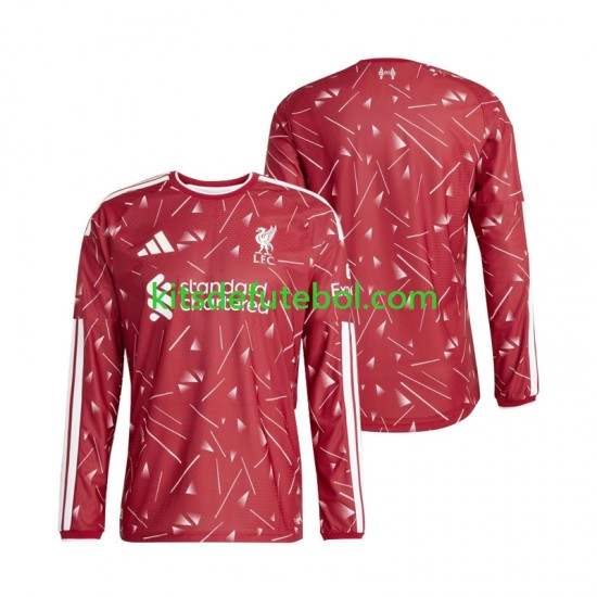 Camisola Liverpool Homem Equipamento principal 2026-2027 Mangas Compridas
