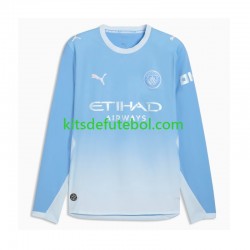 Camisola Manchester City Homem Equipamento principal 2026-2027 Mangas Compridas