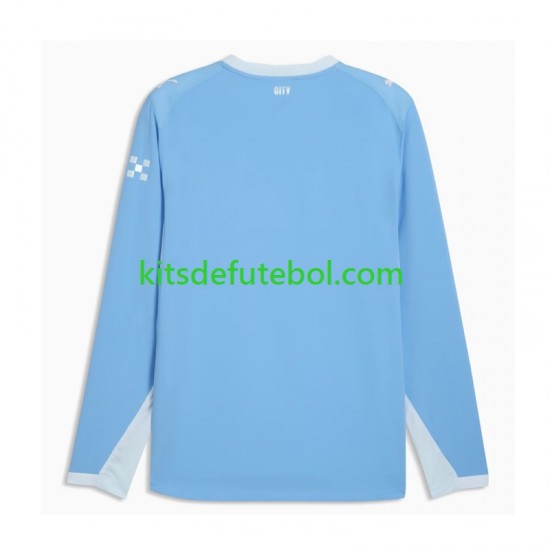 Camisola Manchester City Criança Equipamento principal 2026-2027 Mangas Curtas