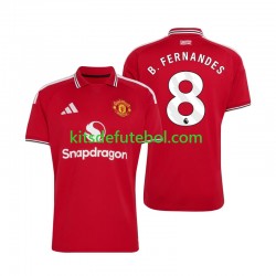 Camisola Manchester United Bruno Fernandes 8 Homem Equipamento principal 2026-2027 Mangas Curtas