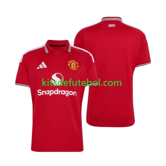 Camisola Manchester United Homem Equipamento principal 2026-2027 Mangas Curtas
