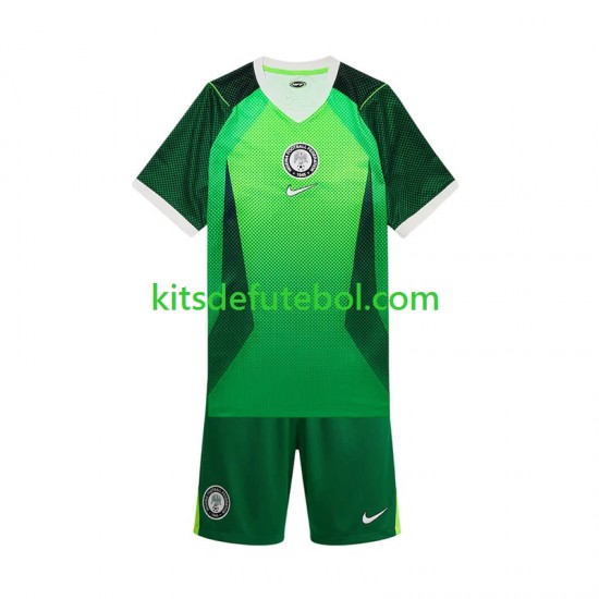 Camisola Seleção da Nigeriana Criança Equipamento principal 2026 Mangas Curtas