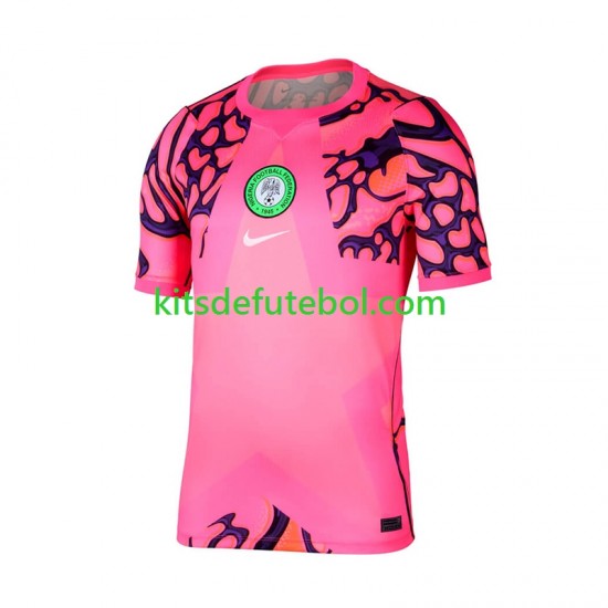 Camisola de Guarda-redes Seleção da Nigeriana Homem Equipamento principal 2026 Mangas Curtas