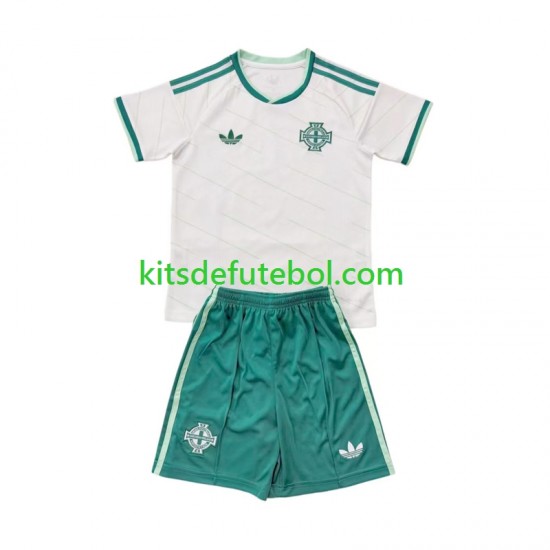 Camisola Seleção da Norte-Irlandesa Criança Equipamento alternativo 2026 Mangas Curtas