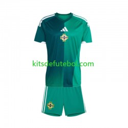 Camisola Seleção da Norte-Irlandesa Criança Equipamento principal 2026 Mangas Curtas