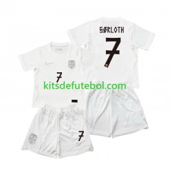 Camisola Seleção da Norueguesa Alexander Sorloth 7 Criança Terceiro equipamento Mundial 2026 Mangas Curtas
