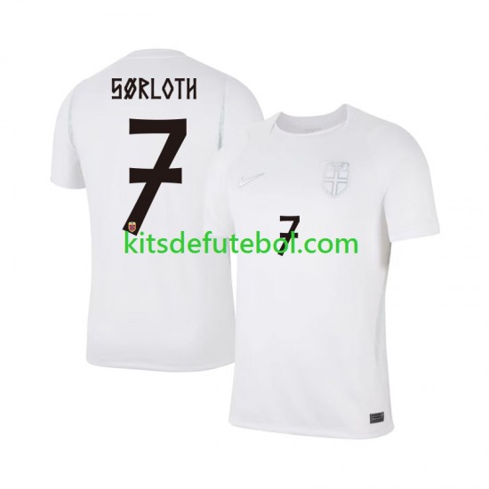 Camisola Seleção da Norueguesa Alexander Sorloth 7 Homem Terceiro equipamento Mundial 2026 Mangas Curtas