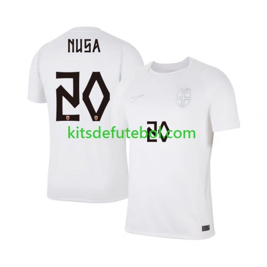 Camisola Seleção da Norueguesa Antonio NUSA 20 Homem Terceiro equipamento Mundial 2026 Mangas Curtas