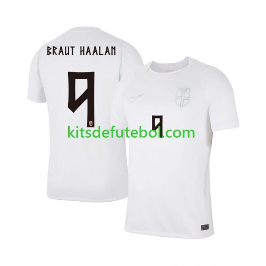 Camisola Seleção da Norueguesa Braut Haaland 9 Homem Terceiro equipamento Mundial 2026 Mangas Curtas