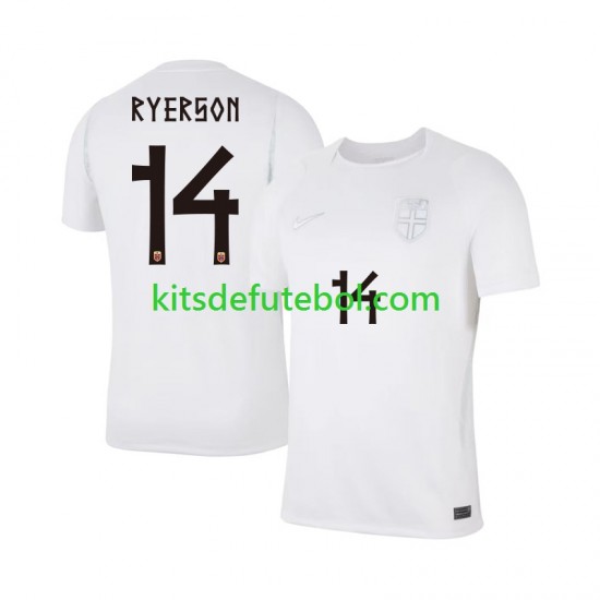 Camisola Seleção da Norueguesa Julian Ryerson 14 Homem Terceiro equipamento Mundial 2026 Mangas Curtas