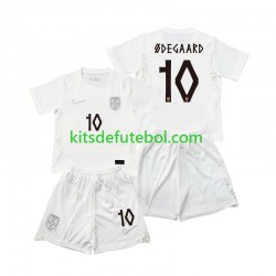 Camisola Seleção da Norueguesa Martin Odegaard 10 Criança Terceiro equipamento Mundial 2026 Mangas Curtas
