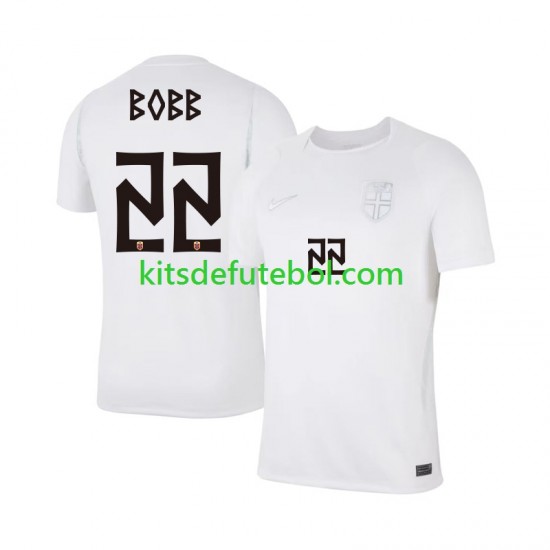 Camisola Seleção da Norueguesa Oscar Bobb 22 Homem Terceiro equipamento Mundial 2026 Mangas Curtas