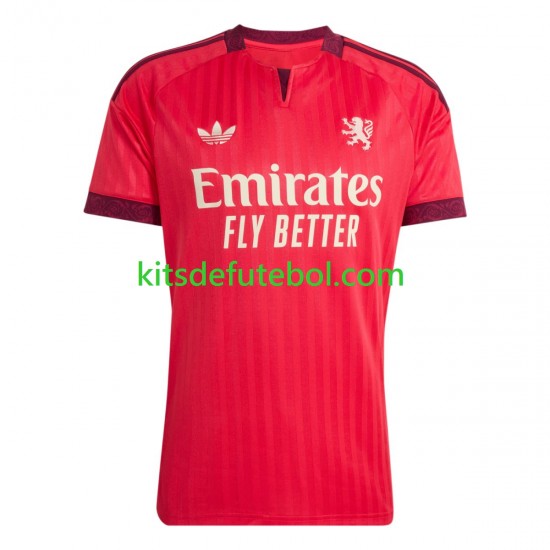 Camisola Olympique Lyonnais Homem Equipamento principal 2026-2027 Mangas Curtas