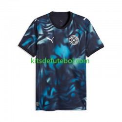 Camisola Seleção da Paraguaia Homem Equipamento alternativo Mundial 2026 Mangas Curtas