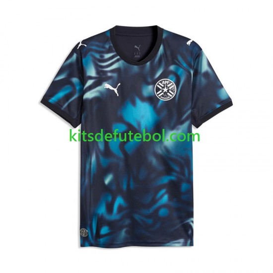 Camisola Seleção da Paraguaia Homem Equipamento alternativo Mundial 2026 Mangas Curtas