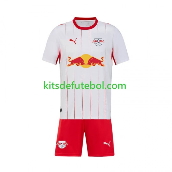 Camisola RB Leipzig Criança Equipamento principal 2026-2027 Mangas Curtas