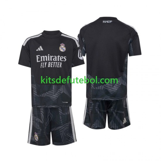 Camisola de Guarda-redes Real Madrid Criança Equipamento principal 2026-2027 Mangas Curtas