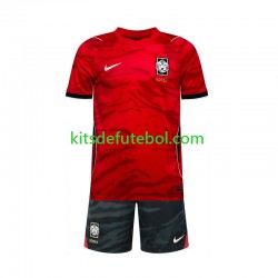 Camisola Seleção da Sul-Coreana Criança Equipamento principal Mundial 2026 Mangas Curtas