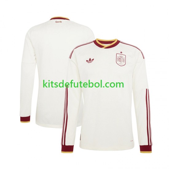 Camisola Seleção da Espanhola Homem Equipamento alternativo Mundial 2026 Mangas Compridas