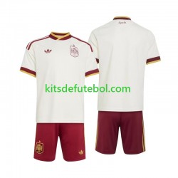 Camisola Seleção da Espanhola Criança Equipamento alternativo Mundial 2026 Mangas Curtas