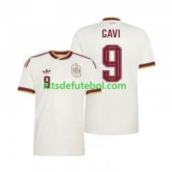 Camisola Seleção da Espanhola Gavi 9 Homem Equipamento alternativo Mundial 2026 Mangas Curtas