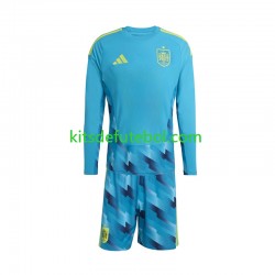 Camisola de Guarda-redes Seleção da Espanhola Criança Equipamento principal Mundial 2026 Mangas Compridas